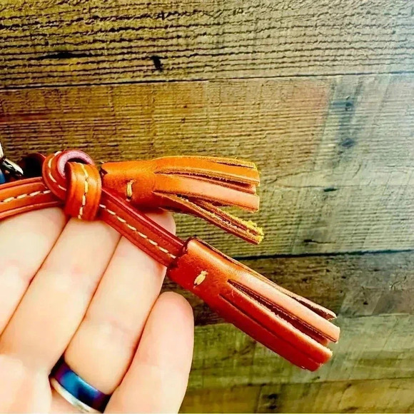 Doooney & BourkeāFlorentineĀ Leather Mini Zip Crossbody With Tassels - Picture 7 of 15